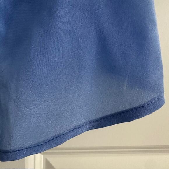 100% Silk Maeve By Anthropologie Button Down Cap Sleeve Blouse Size: 4 - Picture 7 of 7